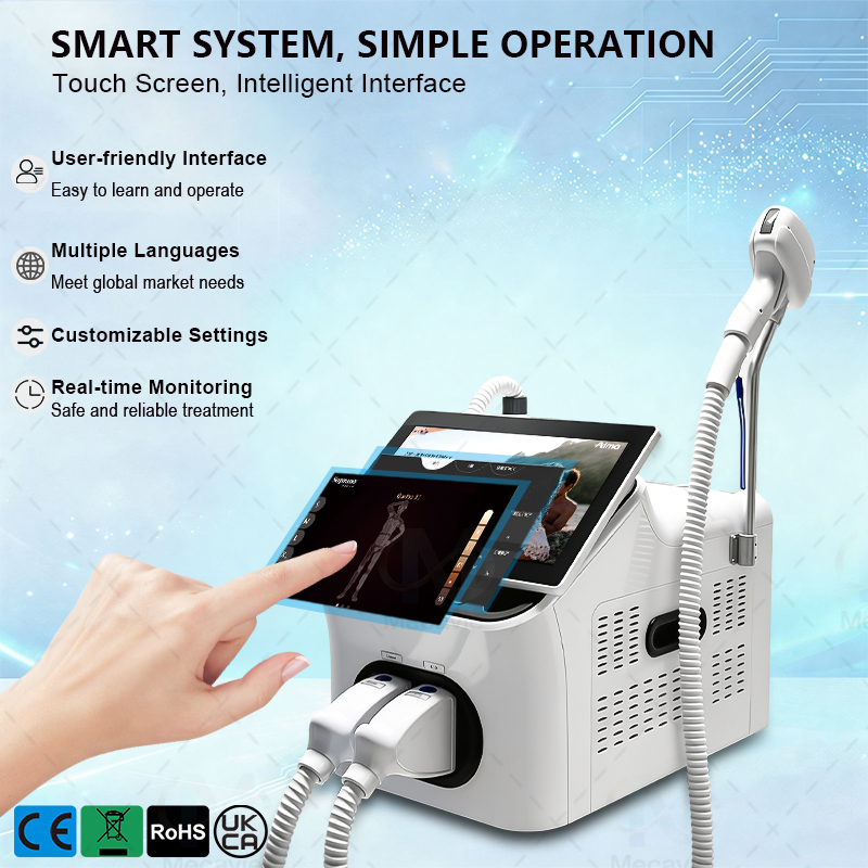 Nd Yag Laser Tattoo Removal Machine - Masaüstü 2'si 1 Arada Diyot Lazer
