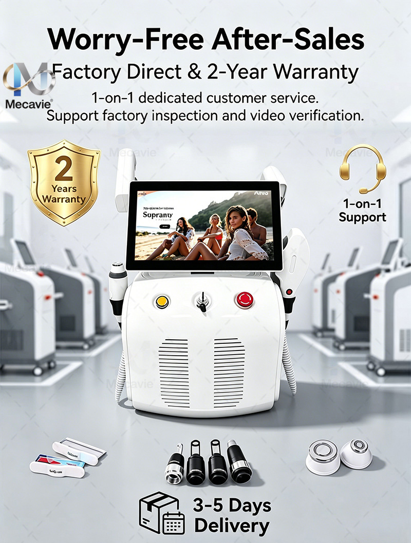 Ice Titanium Diode Laser Machine - 4IN1 Soprano Titanyum Buz Platin RF