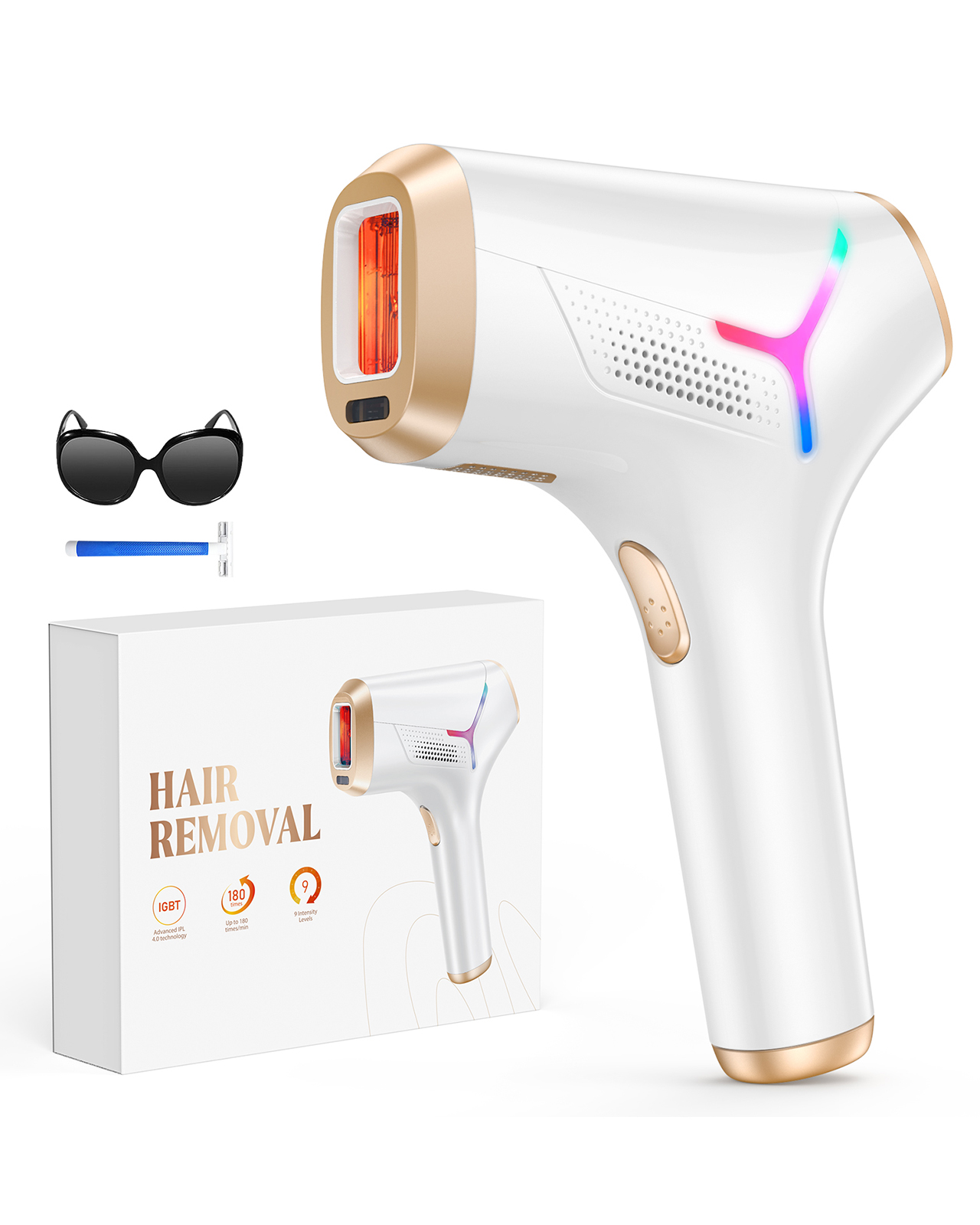 Opt Ipl Laser Hair Removal Machine - 990000 Flaşlı Kadınlar ve Erkekler için