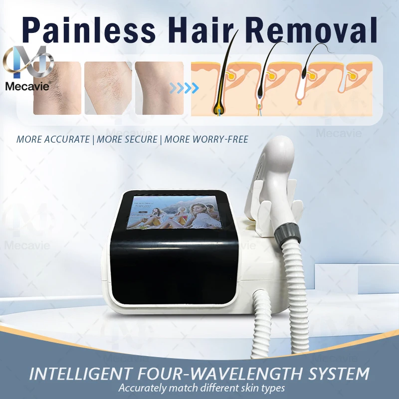Diode Laser Hair Removal 808Nm 755Nm 1064Nm - Mini Profesyonel Diod Lazer Epilasyon Cihazı