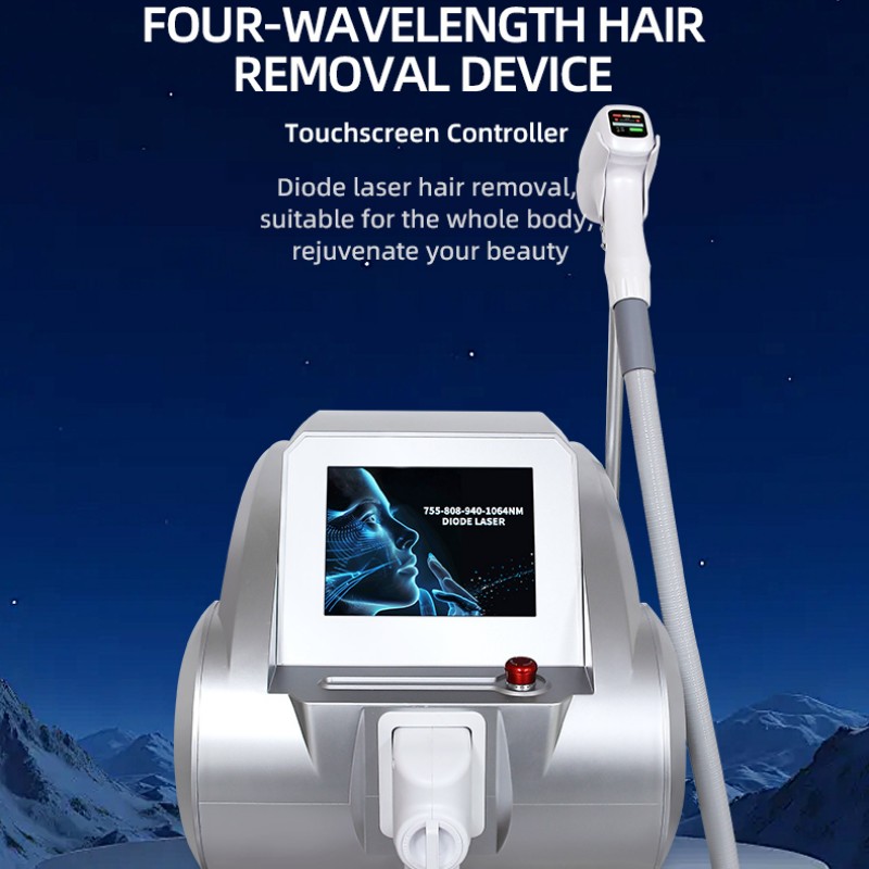 Ice Titanium Diode Laser Machine - 808nm Diyot Lazer Epilasyon Cihazı, Dört