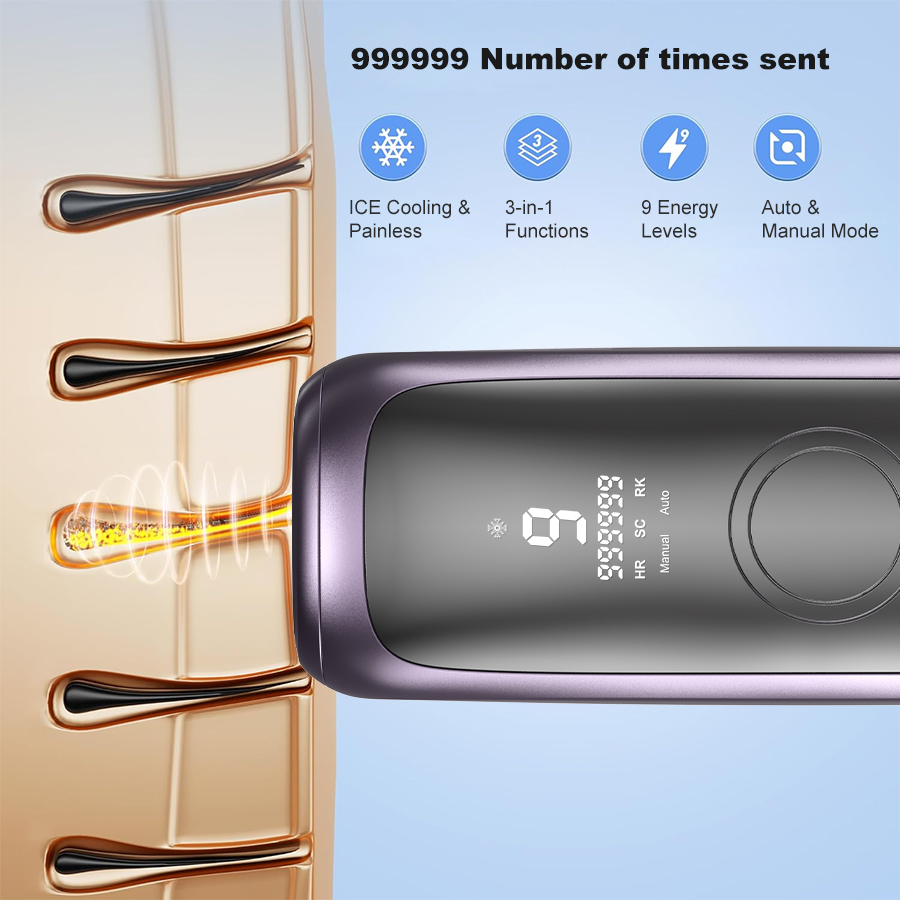 Tüm Vücut İçin Evde Kullanıma  - Home Ipl Hair Removal Sapphire Cooling incelemesi ve fiyatı