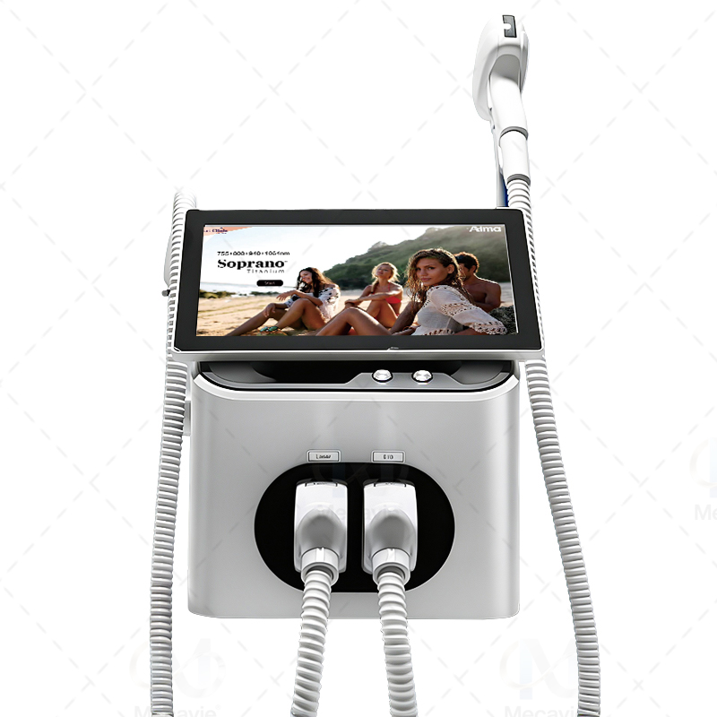 Masaüstü 2'si 1 Arada Diyot La - Nd Yag Laser Tattoo Removal Machine incelemesi ve fiyatı