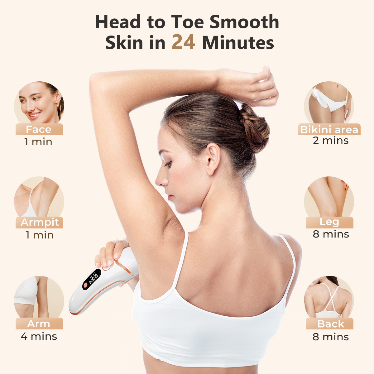 IPL Epilatör 999000   Yanıp sö - Ipl Hair Removal Handset Permanent incelemesi ve fiyatı