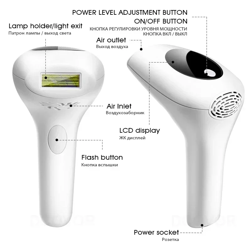 900.000 Darbe Lazer Epilatör C - Ipl Hair Removal Handset Permanent incelemesi ve fiyatı