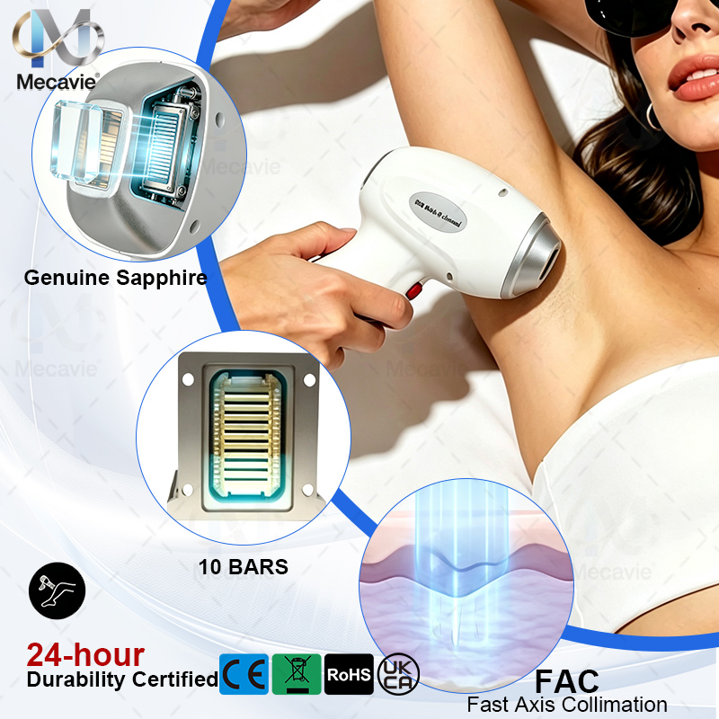 5000W Profesyonel Mini Diyot B - Diode Laser Hair Removal 808Nm 755Nm 1064Nm incelemesi ve fiyatı