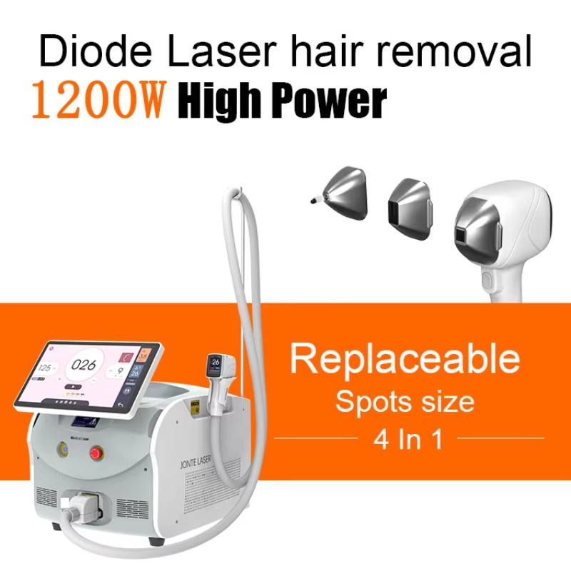 Taşınabilir Profesyonel 1200W  - Diode Laser Hair Removal 808Nm 755Nm 1064Nm incelemesi ve fiyatı