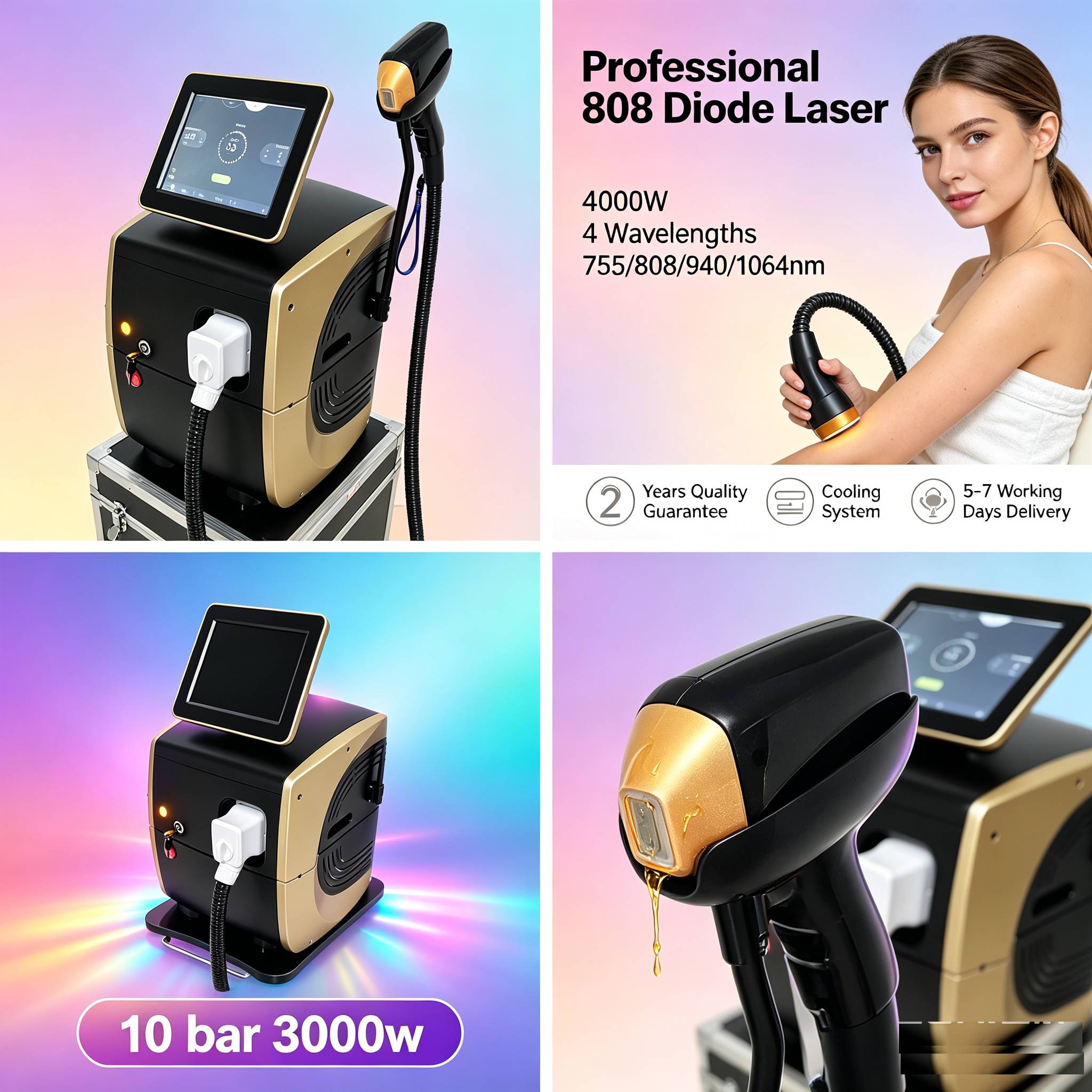 808nm Diod Lazer Epilasyon Mak - Ice Titanium Diode Laser Machine incelemesi ve fiyatı
