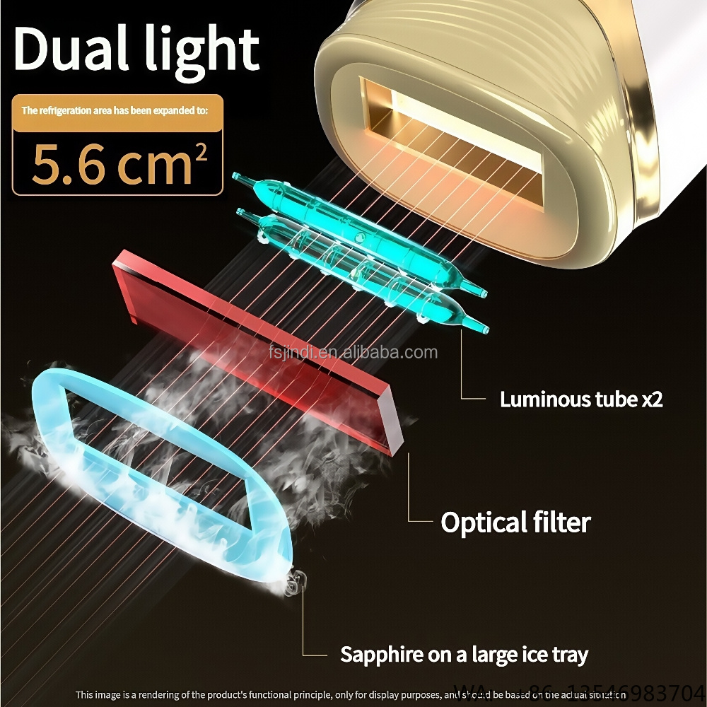 2025 En Yeni Çift Lambalı Safi - Home Ipl Hair Removal Sapphire Cooling incelemesi ve fiyatı