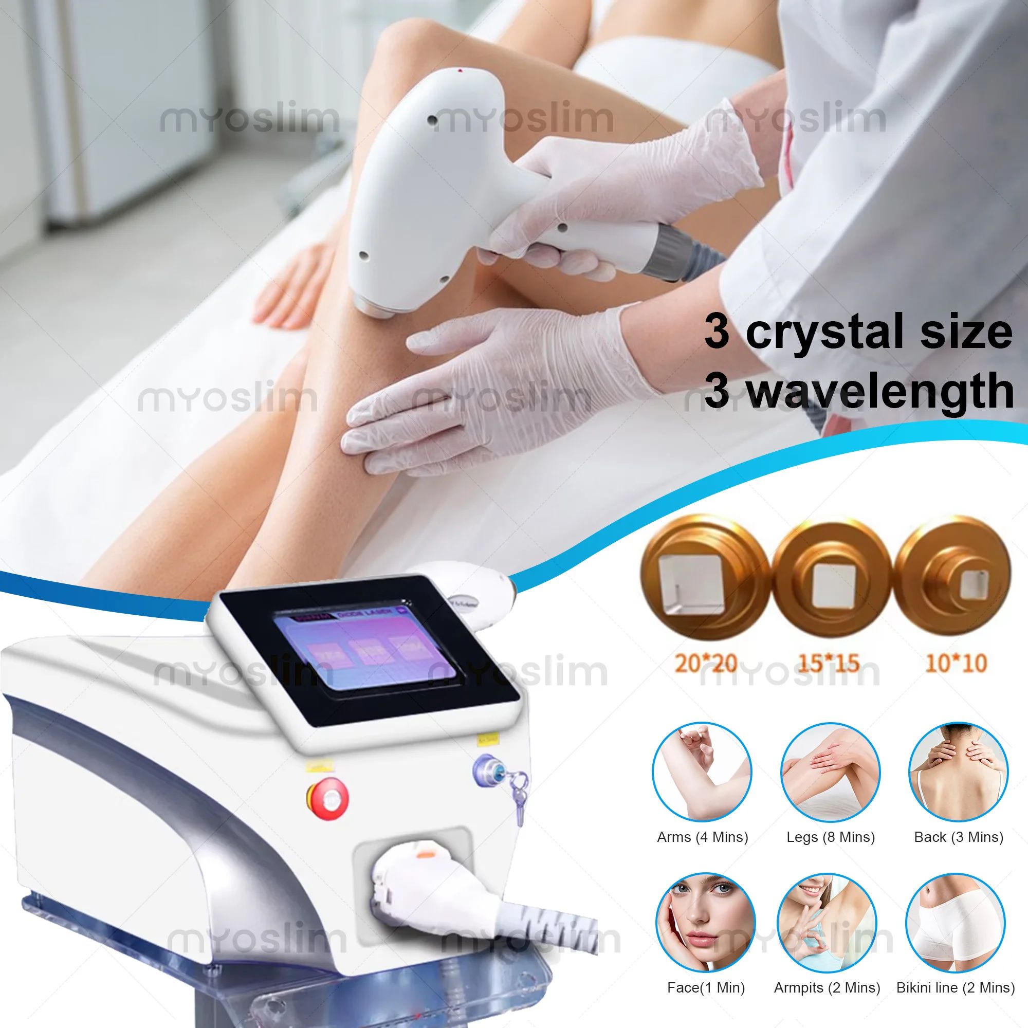 2026 Profesyonel 4 Dalga Taşın - Ice Titanium Diode Laser Machine incelemesi ve fiyatı