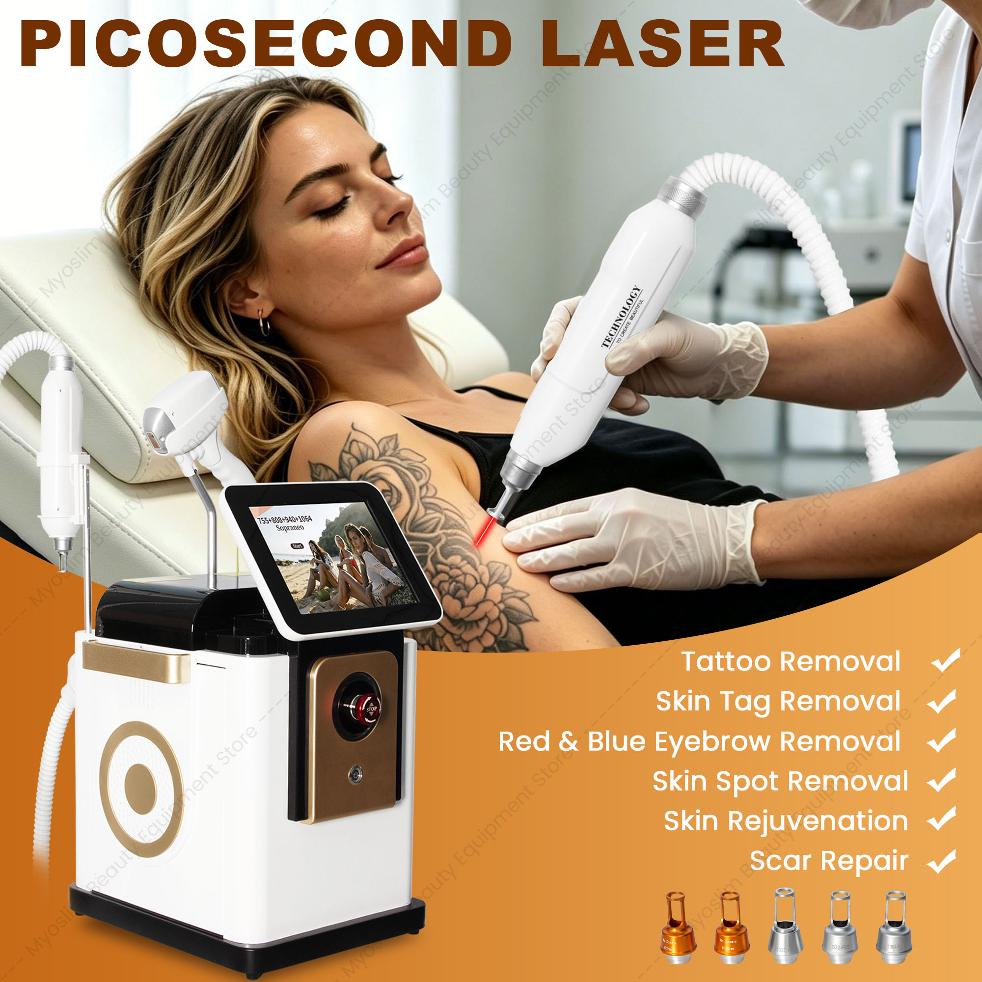 İki Fonksiyonlu Diyot Lazer Ep - Diode Laser Hair Removal 808Nm 755Nm 1064Nm incelemesi ve fiyatı