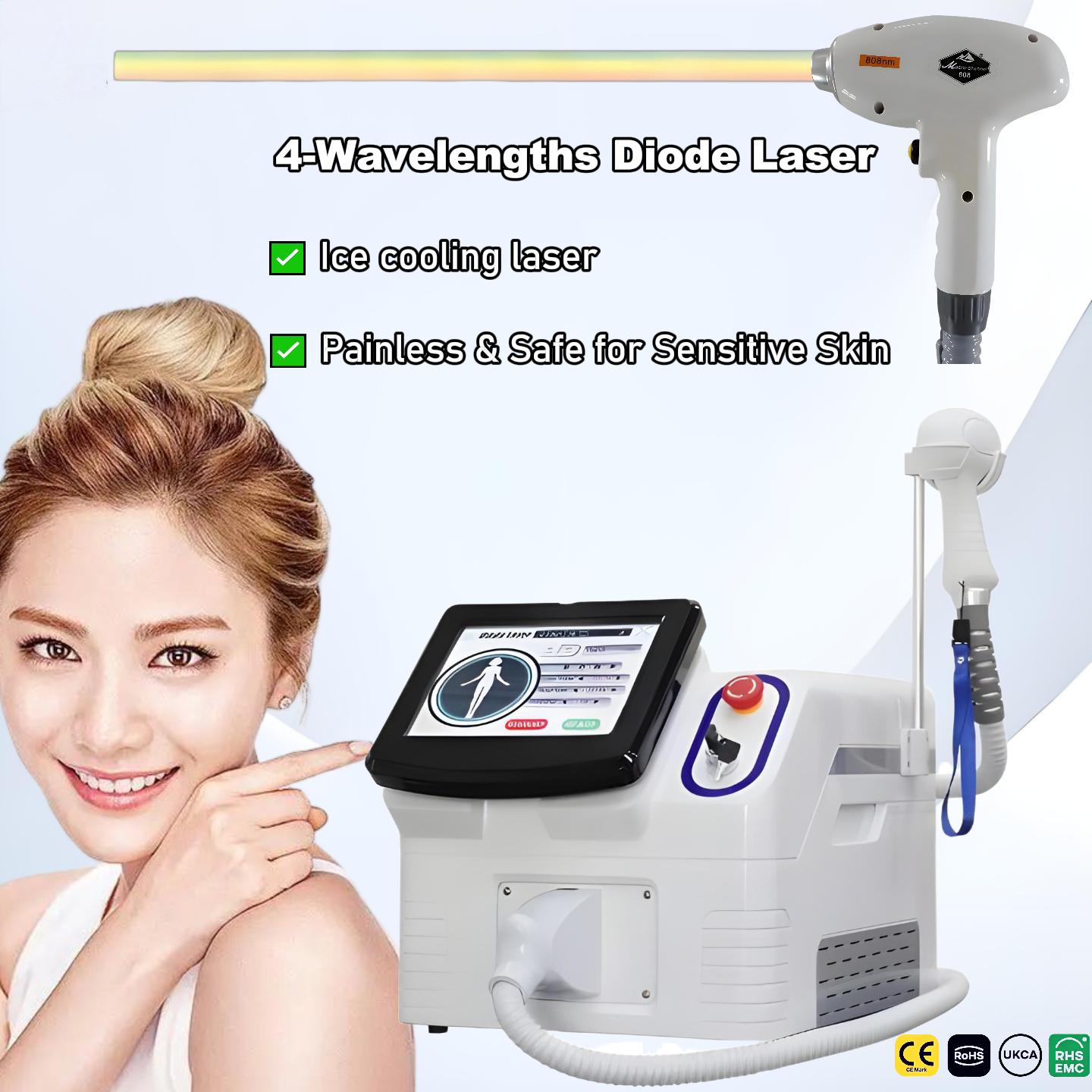 2026 4000W Diyot 755 808 1064n - Ice Titanium Diode Laser Machine incelemesi ve fiyatı